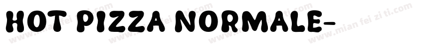 Hot Pizza normale字体转换